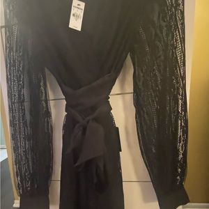 New with tags Express Black lace dress.